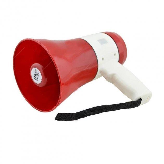 Мегафон громкоговоритель рупор ручной POWER MEGAPHONE UKC ER-22U - фото 1 - id-p999203416