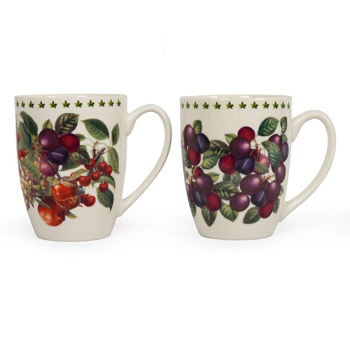 Набір з 2-х великих порцелянових чашок для чаю Le Primizie Brandani, фото 1