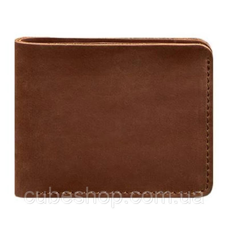 Портмоне чоловіче з натуральної шкіри 4.1 (світло-коричневе) шкіра Crazy Horse
