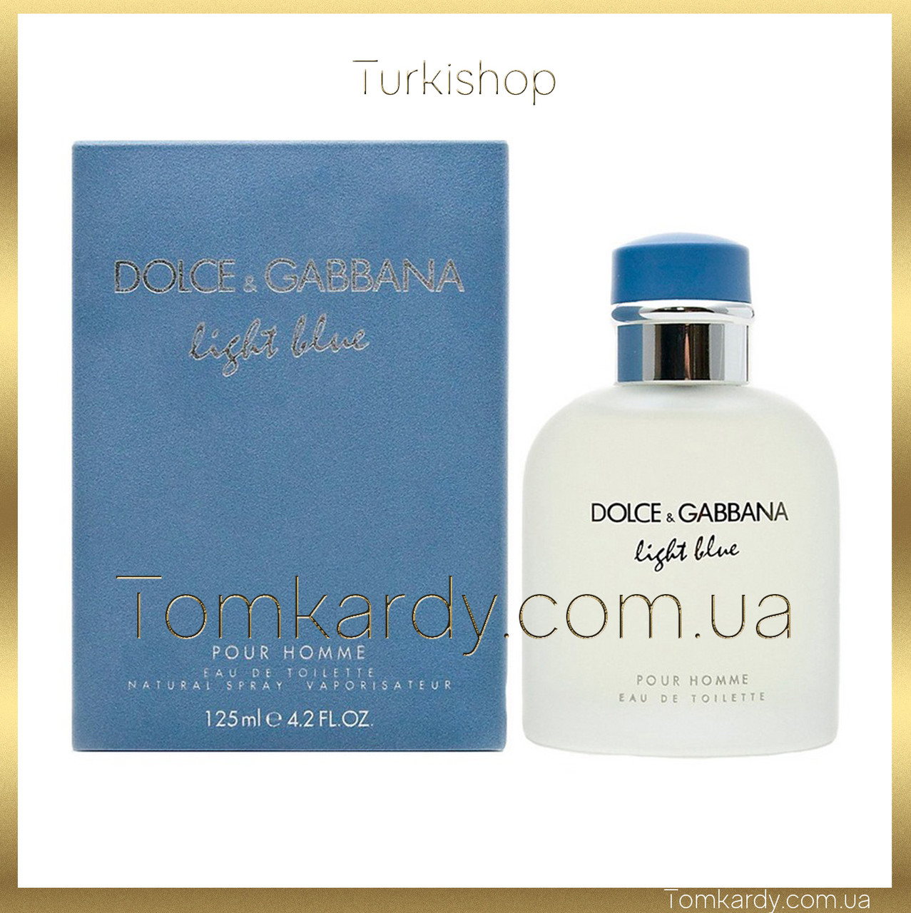 D&g light top blue mens 125ml