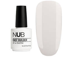 Гель, що моделює NUB Fast Builder In A Bottle 02 Milk з пензликом, молочний, 14 мл