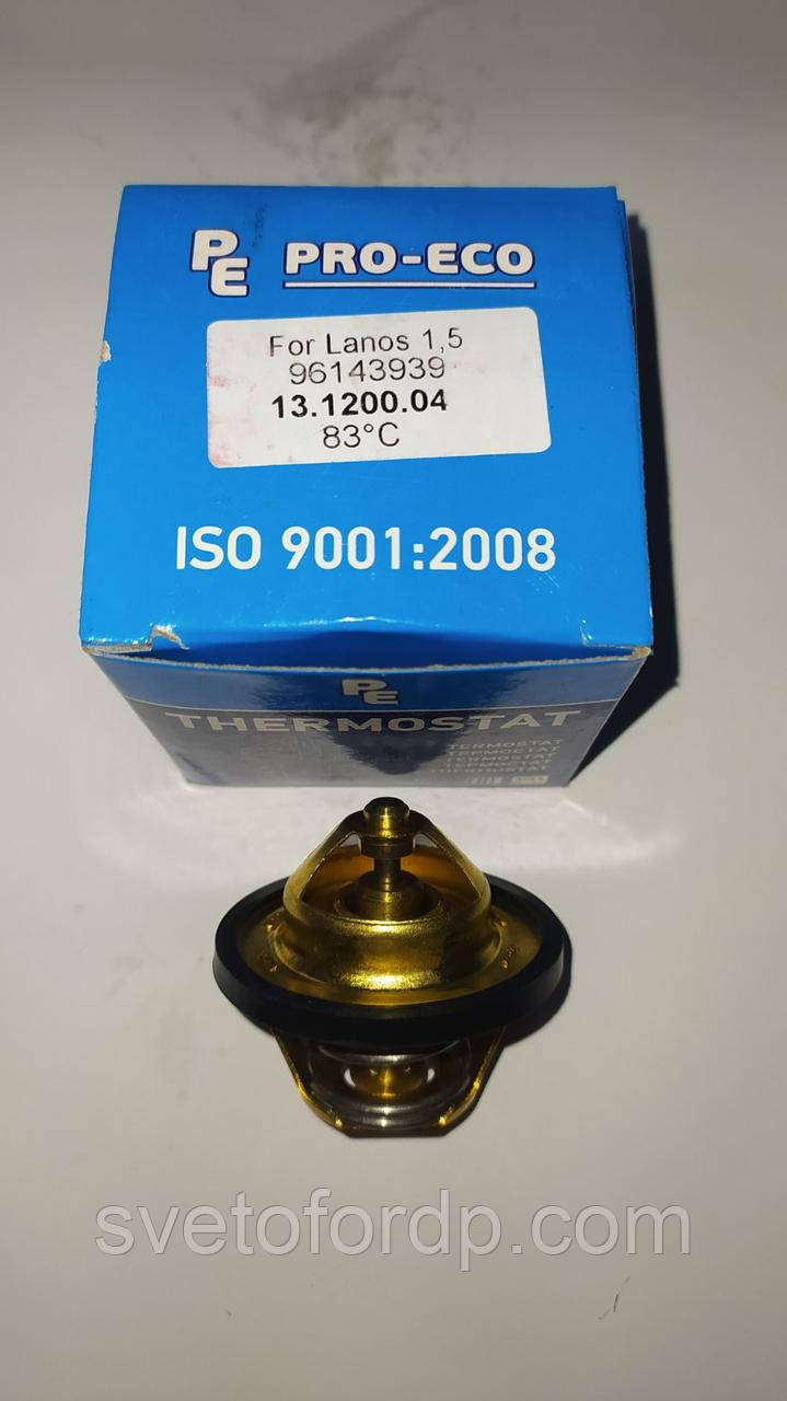 Термостат Ланос 1.4, 1.5, 1.6, Chery Amulet (вставка) (83C) PRO-ECO, фото 1