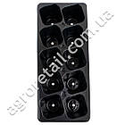 Парник для розсади 10 комірок 65x65x80 мм + піддон Агромаг, фото 3