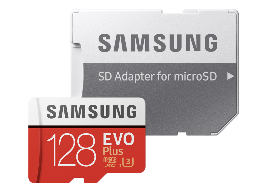 Samsung EVO Plus microSDXC 128 GB UHS-I Class 10 + SD-адаптер