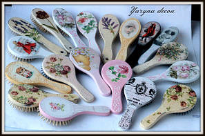 Щітки для волосся масажні дерев'яні