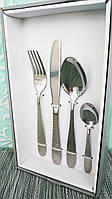 Набір столових приборів 24 шт | набір столових приладів | Столовий набір ложки | вилки | чайні ложки |
