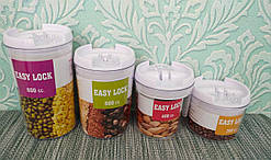 Набір кухонний для сипучих продуктів | Контейнер банку для сипучих | Кухонні набори для зберігання круп