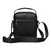 Сумка барсетка чоловіча шкіряна чорна  6406В, фото 2