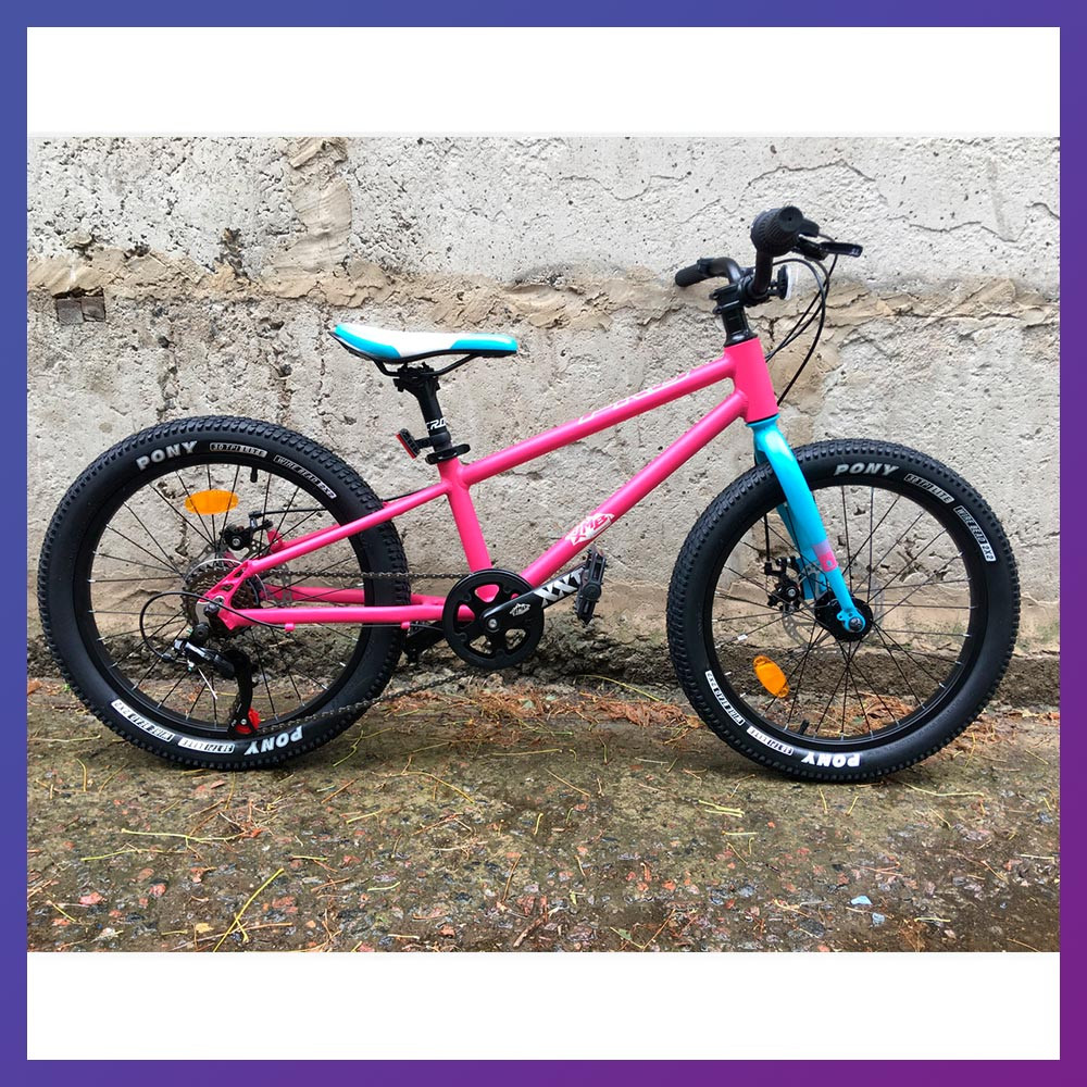 Велосипед дитячий на алюмінієвій рамі Crosser Super light 20" зріст 130-150 см вік 7 до 11 років рожевий