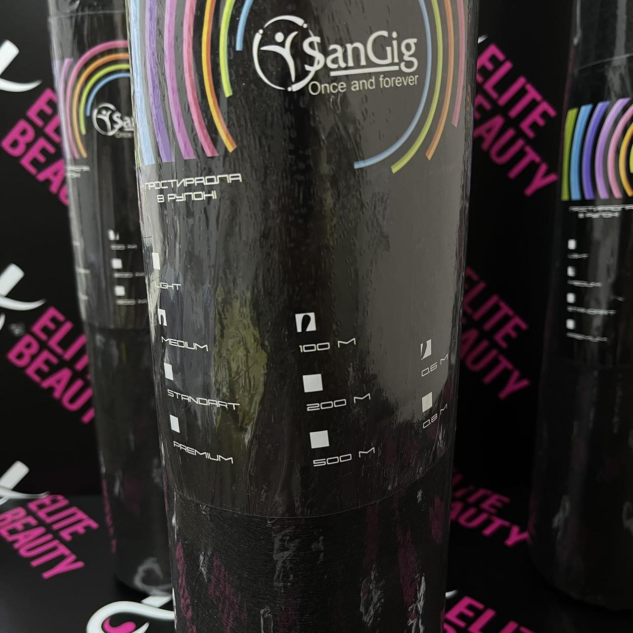 Чорна одноразова простирадло в рулоні 0,6х100м