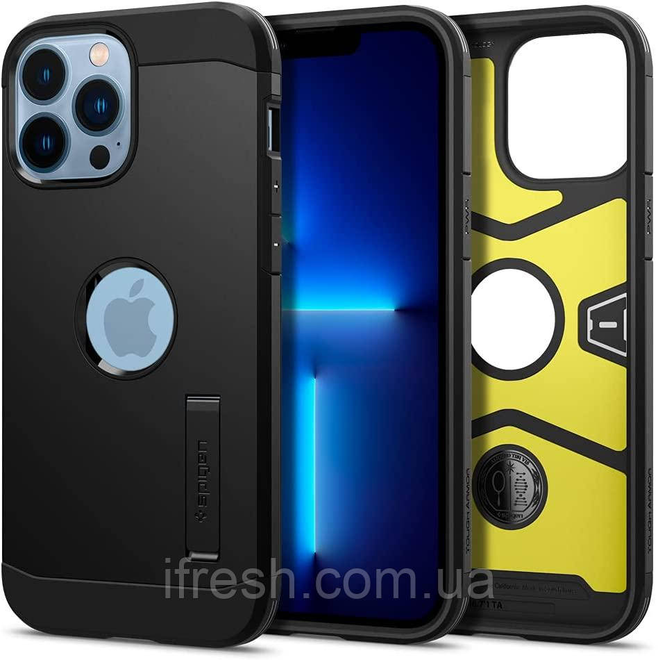 Чохол Spigen для iPhone 13 Pro Max (6.7") — Tough Armor, Black (ACS03222)