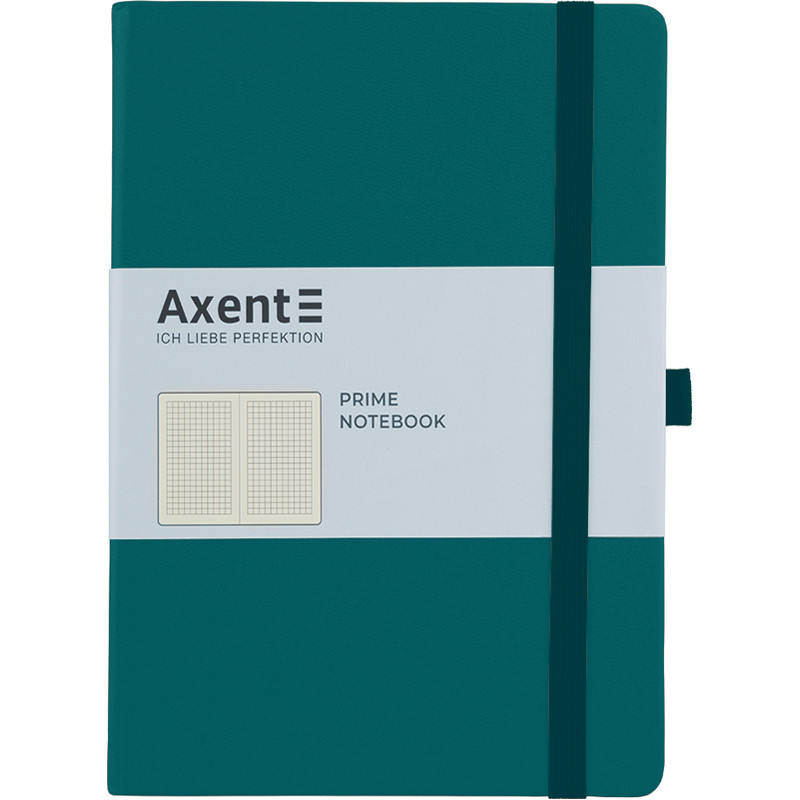 Книга записна Partner Prime, 145*210, 96арк, кліт, малахіт