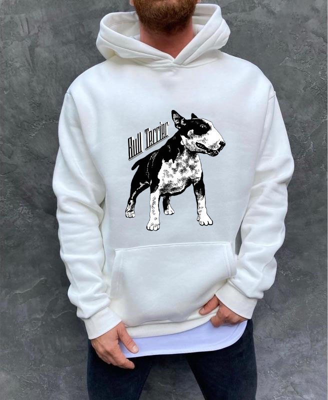 Чоловіча толстовка на флісі з пітбулем, фото 1