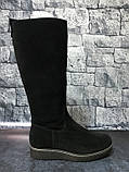 Caprice, Німеччина, жіночі замшеві зимові чоботи на платформі, фото 5