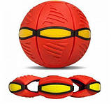 Літаючий м'яч трансформер іграшка Phlat Ball Red Plus, фото 5