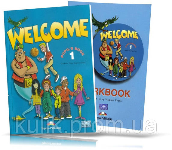 Welcome 1, Pupil's book + Workbook / Учебник + Тетрадь английского ...