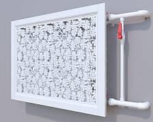 Декоративна решітка на батарею SMARTWOOD  ⁇  Екран для радіатора  ⁇  Накладка на батарею 600*600