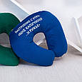 Подушка для шиї "Настрій з ранку..." флок, фото 5
