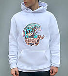Чоловіча толстовка на флісі з моряцким принтом "Sink or swim", фото 2