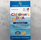 Омега 3 для дітей Nordic Naturals Nordic Naturals children's DHA 90 міні гел капс полуниця, фото 4