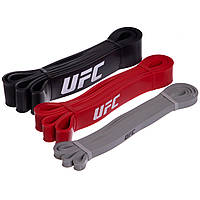 Резинка петля для подтягиваний набор 3шт UFC POWER BAND цвета в ассортименте