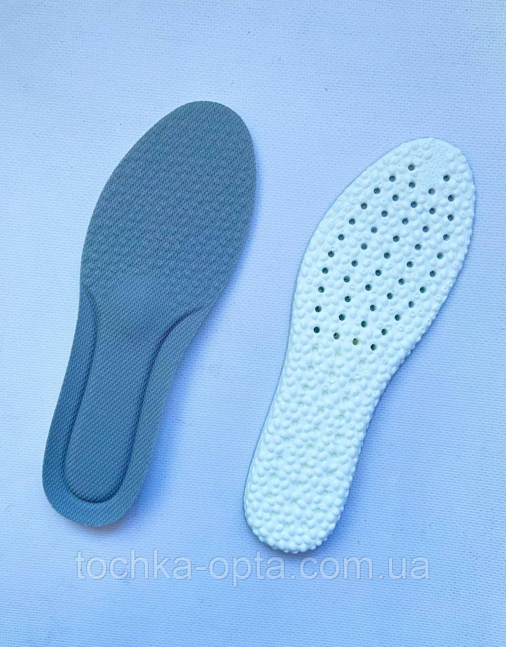 Устілка кросова еластична жіноча сіра вирізна, фото 1