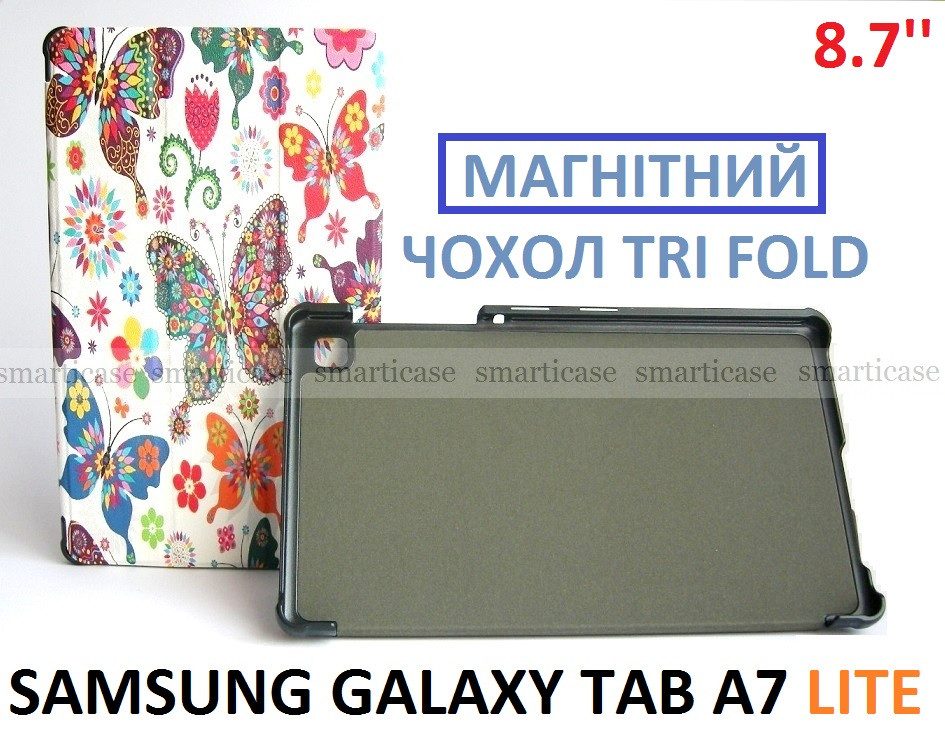 Чохол для дівчини Метелики на Samsung Galaxy tab A7 lite (SM-T220 SM T225) ivanaks самсунг таб а7 лайт