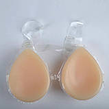 Силіконова накладна груди на бретелях, груди-ексопротез 0,8 кг. Силіконові накладні груди 2-3р, фото 4