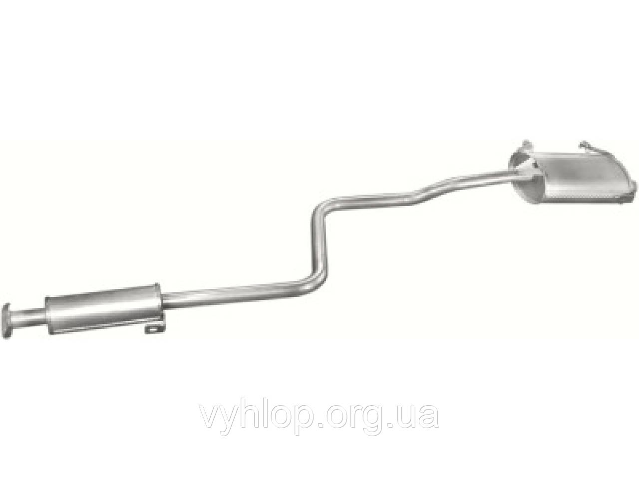 Система 25.23 Suzuki Swift 1.0 i/1.3 i 88-05 3D Polmostrow алюминизированный