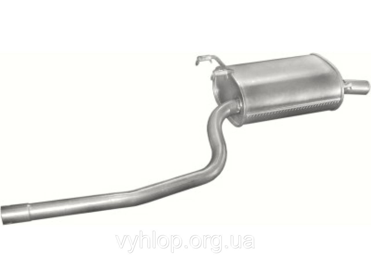 Глушник Сузукі Балено (Suzuki Baleno) 1.3 i / 1.6 i 16V 95-00 (25.51) Polmostrow алюминизированный