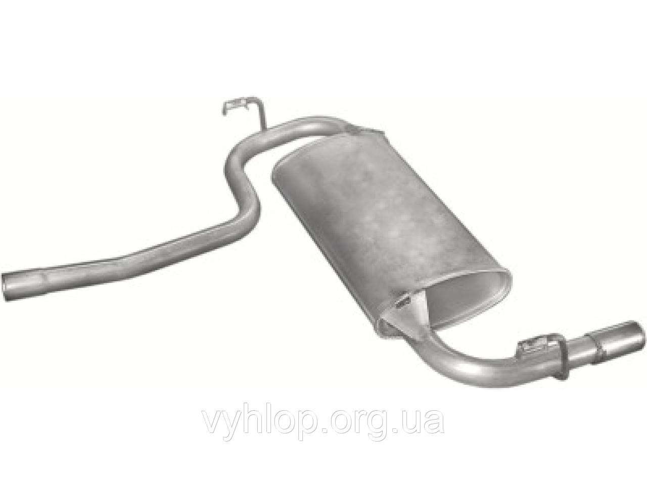 Глушник Сузукі Балено (Suzuki Baleno) 1.8 i 16V 96-00 (25.60) Polmostrow алюминизированный