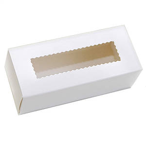Коробки для макаронс білі (упаковка 3 шт)