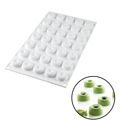 Силіконова Форма для євродесертів Mrcro Savarin (мікро саварин), фото 1