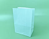 Крафт пакет паперовий(28*19*11,5см)зелений(25 шт)кольорові пакети без ручок, фото 2
