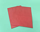 Крафт пакет паперовий(28*19*11,5см)червоний(25 шт)кольорові пакети без ручок, фото 3