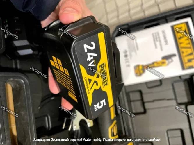 Болгарка аккумуляторная 2 АКБ Dewalt DCG413 DCG 405 24V 5А Угловая ...