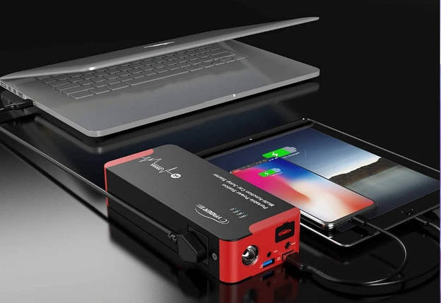 Пусковий зарядний пристрій YABER 22000mah, мобільний акумулятор, фото 3