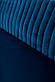 Велюрова банкетка зі спинкою Nicolas Benavente синього кольору для вітальні в стилі модерн, фото 5