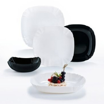 Сервіз столовий 19 предметів Luminarc Lotusia Black&White Q3022, фото 1