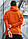 Теплий худі оверсайз Пушка Вогонь Classic 2.0 помаранчевий толстовка вільного крою. Чоловічі толстовки і реглани, фото 7