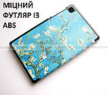 Бірюзовий чохол з візерунком Samsung Galaxy tab A7 lite (SM-T220 SM T225) ivanaks tri fold Sakura, фото 7