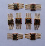 134ИД6 FP16(Au)  дешифратор 4х10. Містить 164 інтегральних елементів, фото 2