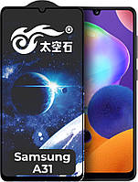 Защитное стекло King Fire Samsung Galaxy A31 A315 (Full Glue) Black (Самсунг Галакси А31)