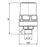 Амортизатор гідроударів Roho R1250-050 - 1/2" Н, PN50 (RO0142), фото 2