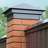 Ковпак на стовп огорожі Металевий ковпак на стовп, Грибок на стовп огорожі, Дашки Київ., фото 6