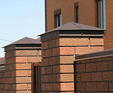 Ковпак на стовп огорожі Металевий ковпак на стовп, Грибок на стовп огорожі, Дашки Київ., фото 8