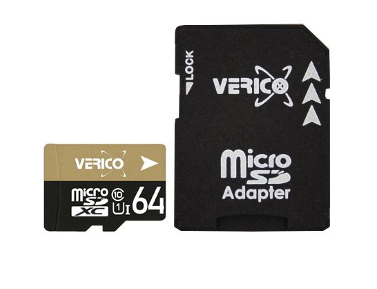 Карта пам'яті Verico MicroSDXC 64GB UHS-I Class 10 + SD adapter