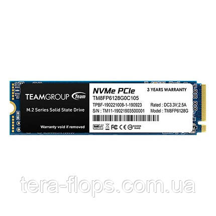 SSD накопичувач Team MP33 M. 2 128gb (TM8FP6128G0C101)  (DC), фото 2