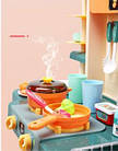 Іграшкова велика дитяча кухня з водою й парою висота 92 см WD R39 P39 червоний, фото 5