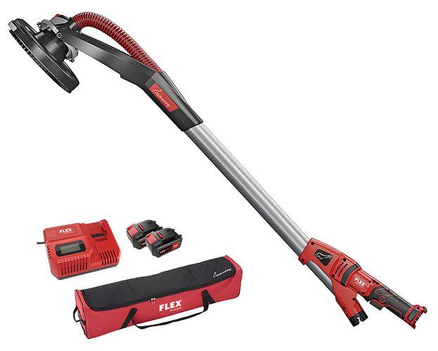 FLEX GE MH 18.0-EC/5.0 Set+M Аккумуляторна машина Giraffe® для шліфування стін і стелі з мінними головами, фото 1